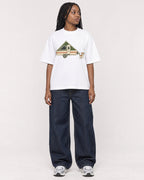 Mockup Boxy Heavyweight Tee White female full-body 04