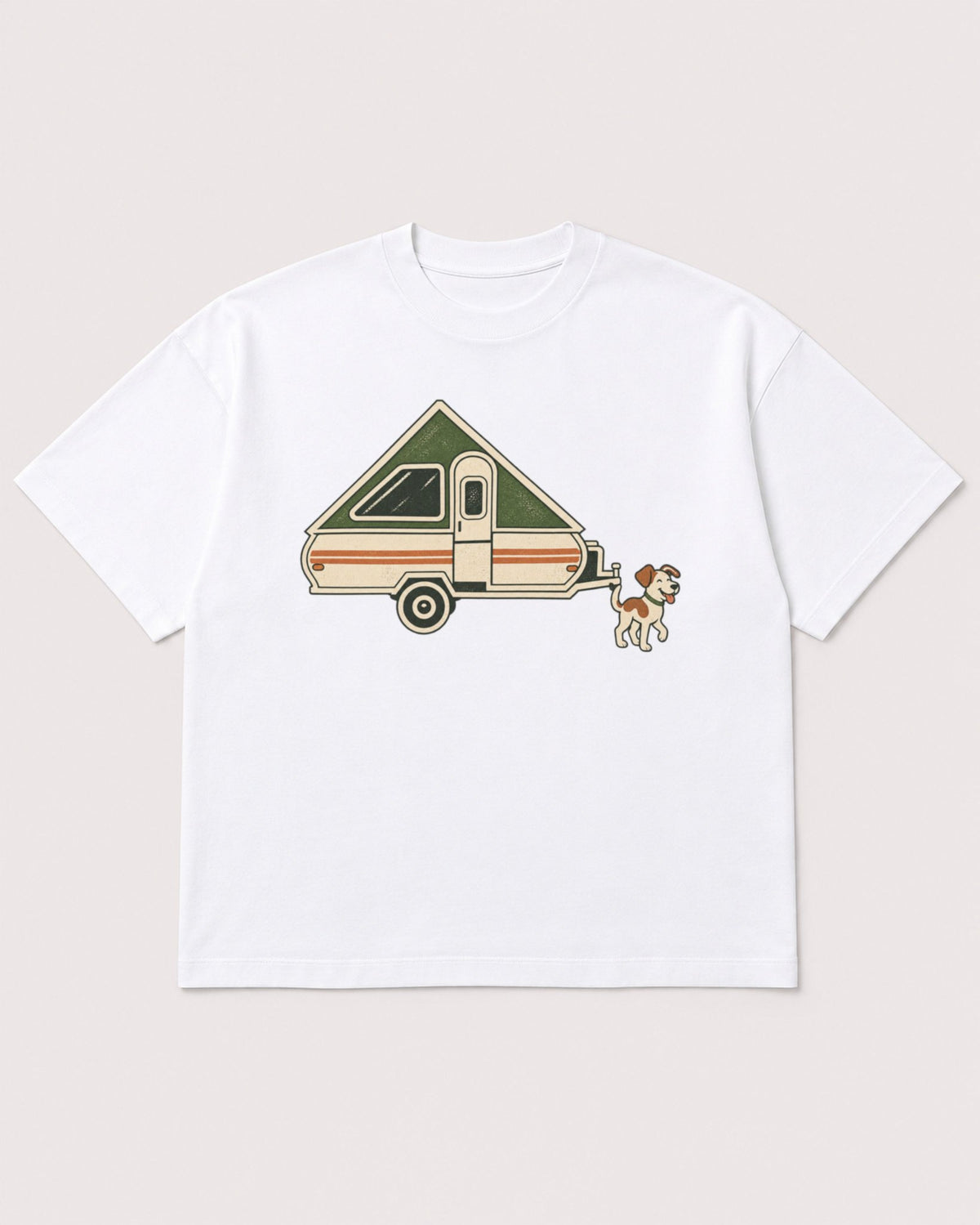 Mockup Boxy Heavyweight Tee White product