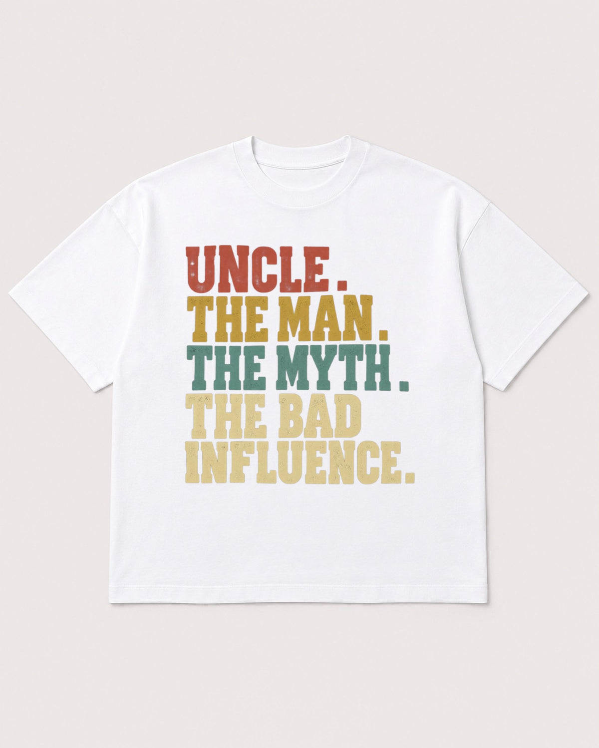 Mockup Boxy Heavyweight Tee White product