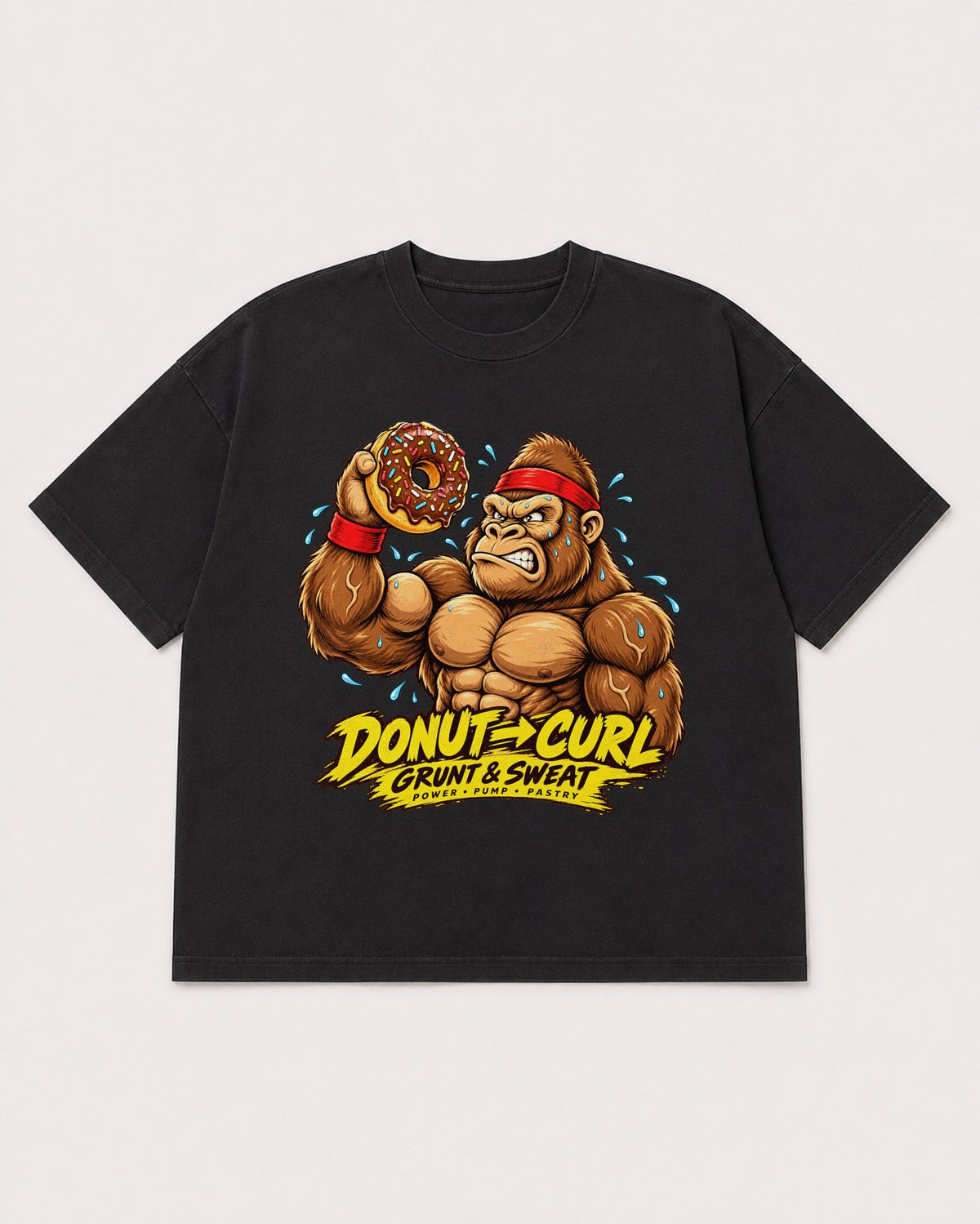 Mockup Boxy Heavyweight Tee Black product