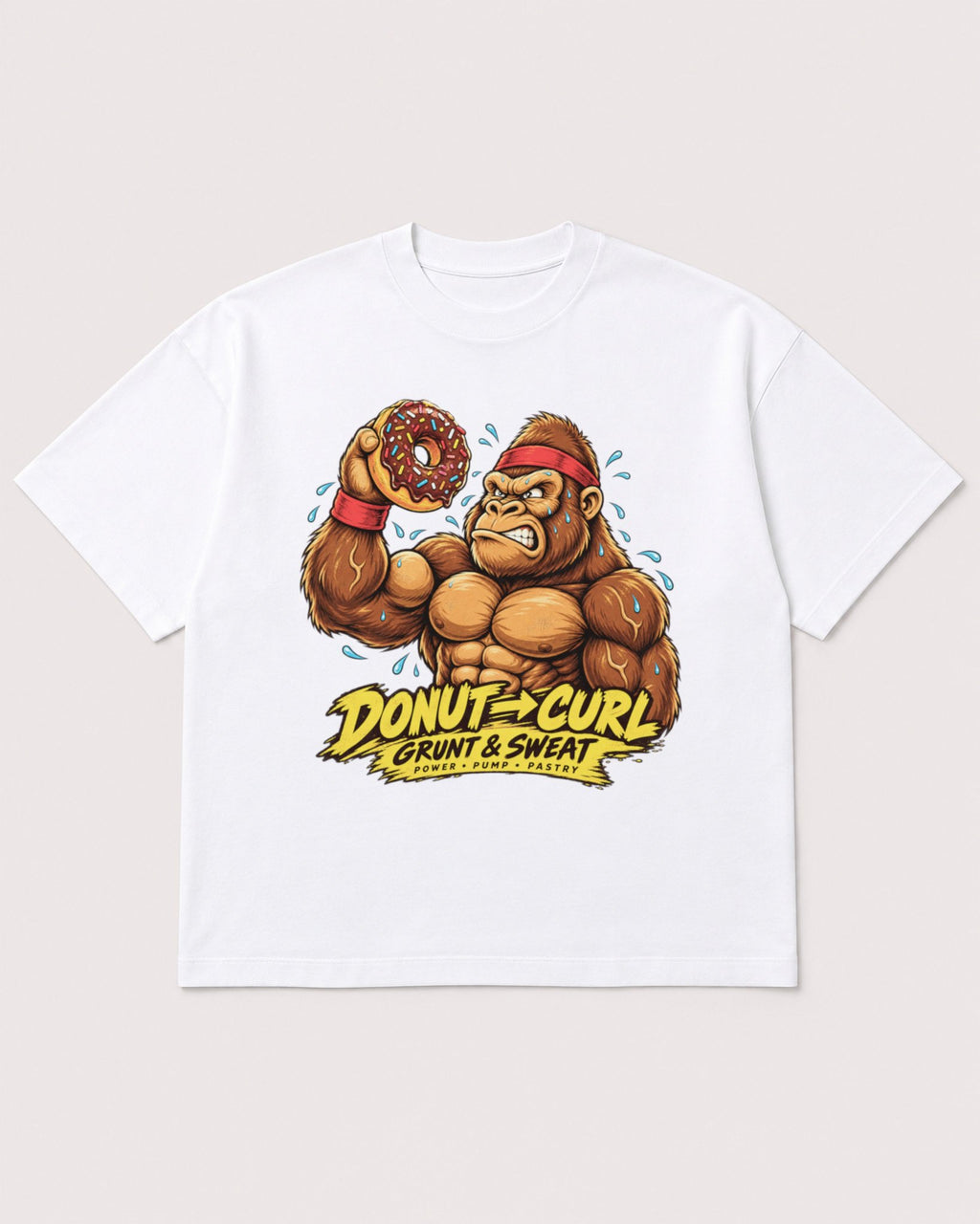 Mockup Boxy Heavyweight Tee White product