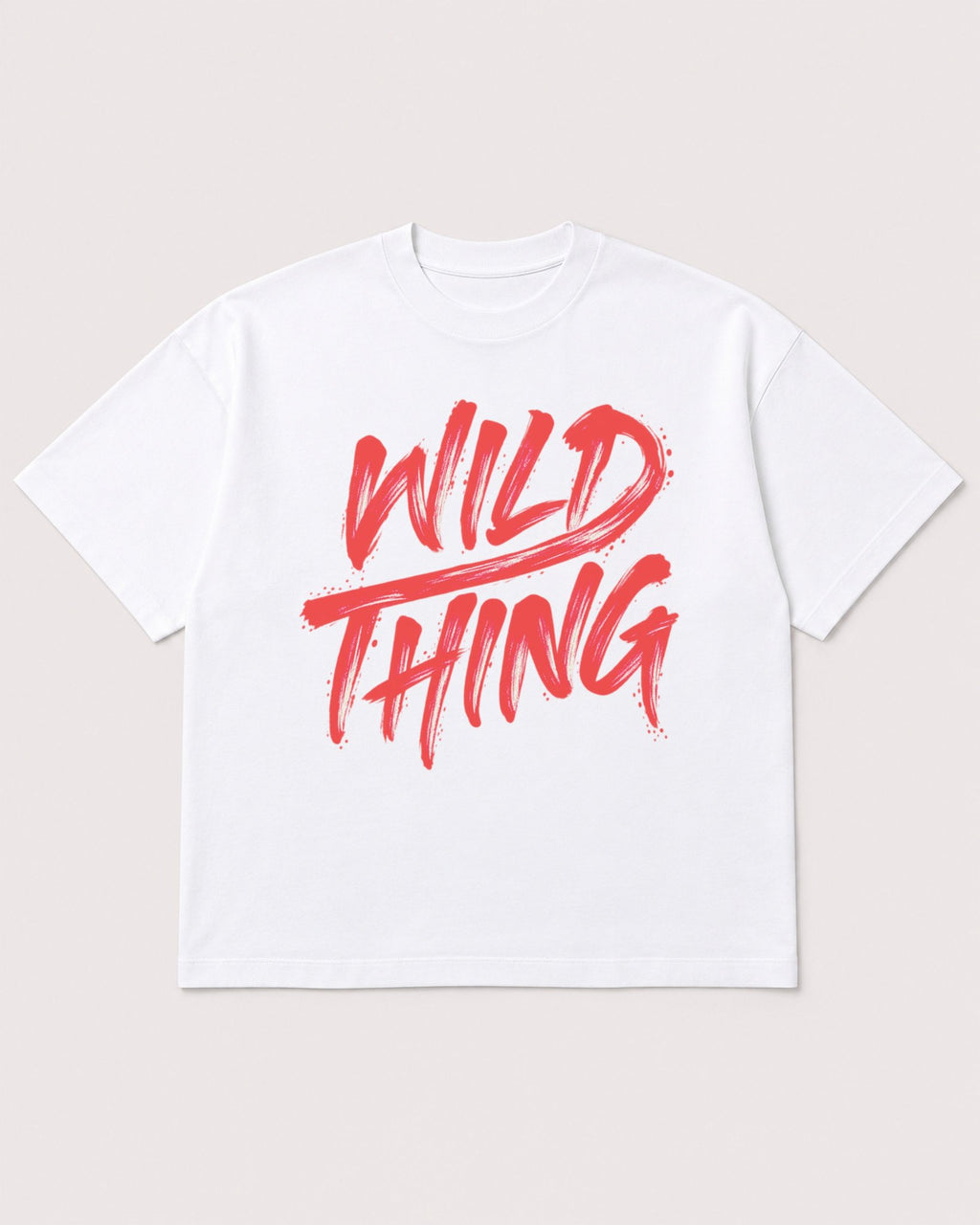 Mockup Boxy Heavyweight Tee White product