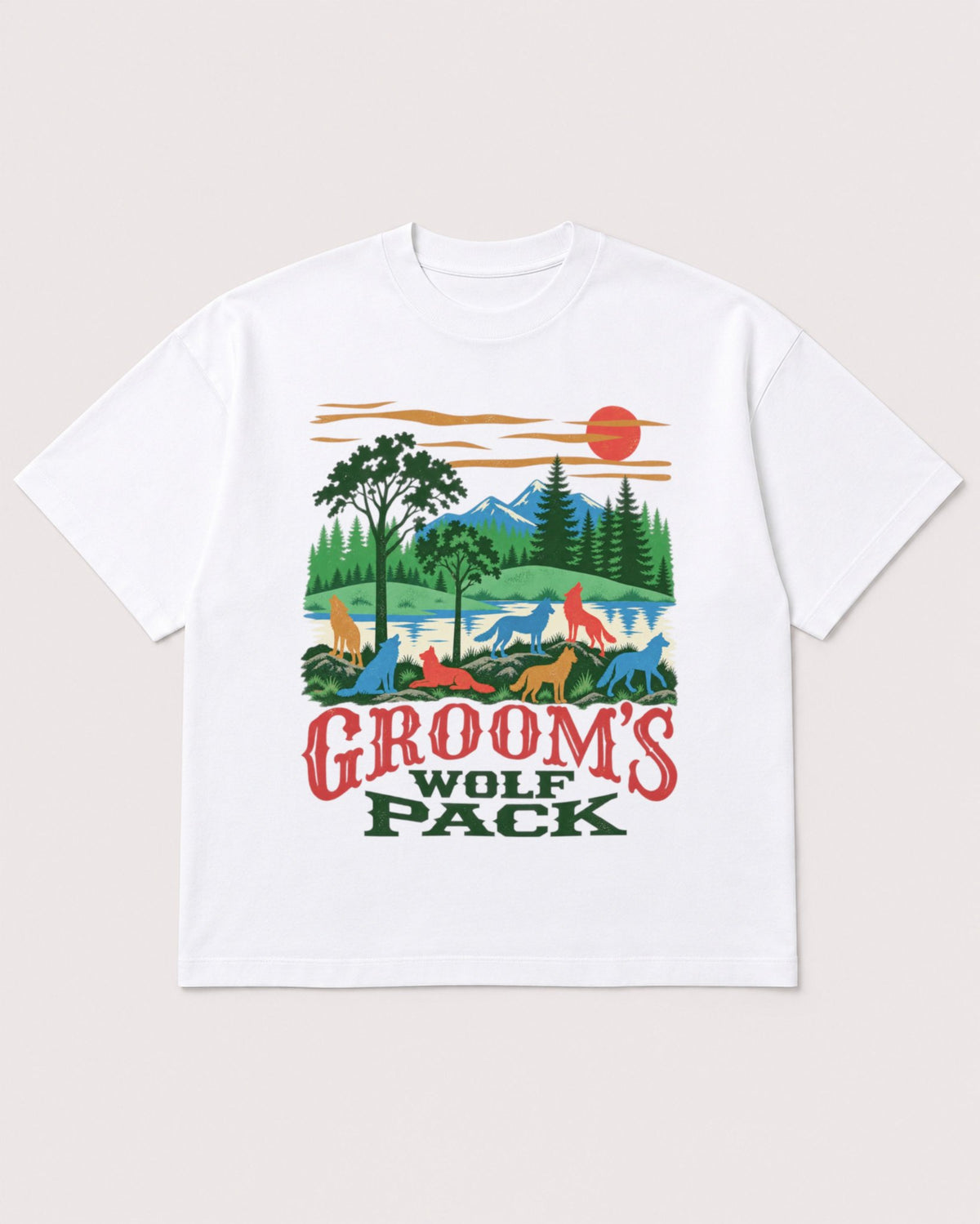 Mockup Boxy Heavyweight Tee White product