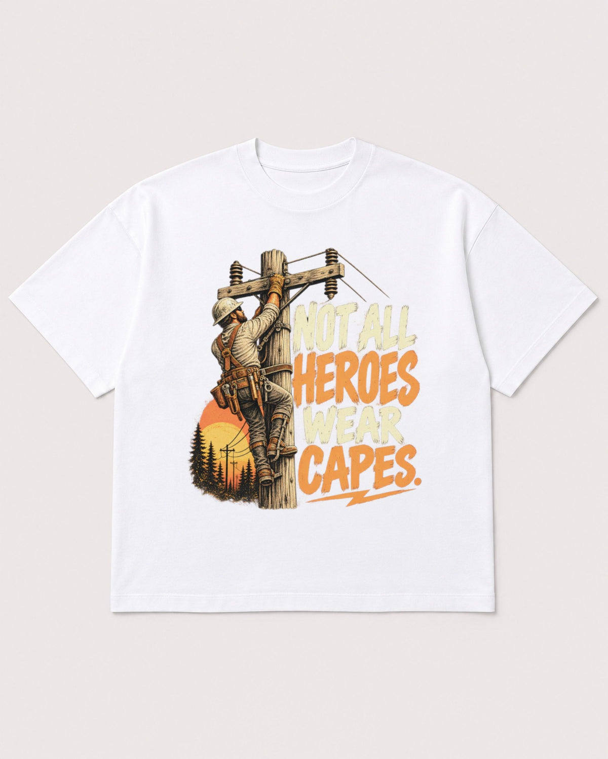 Mockup Boxy Heavyweight Tee White product