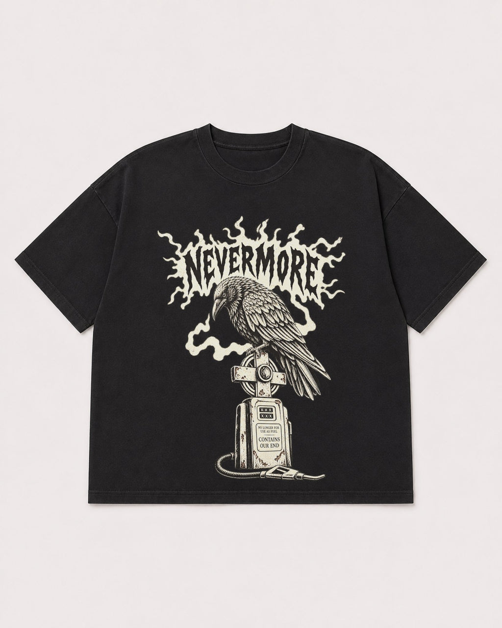 Mockup Boxy Heavyweight Tee Black product