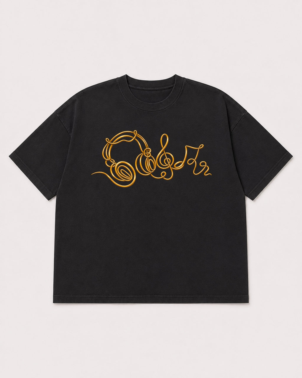 Mockup Boxy Heavyweight Tee Black product