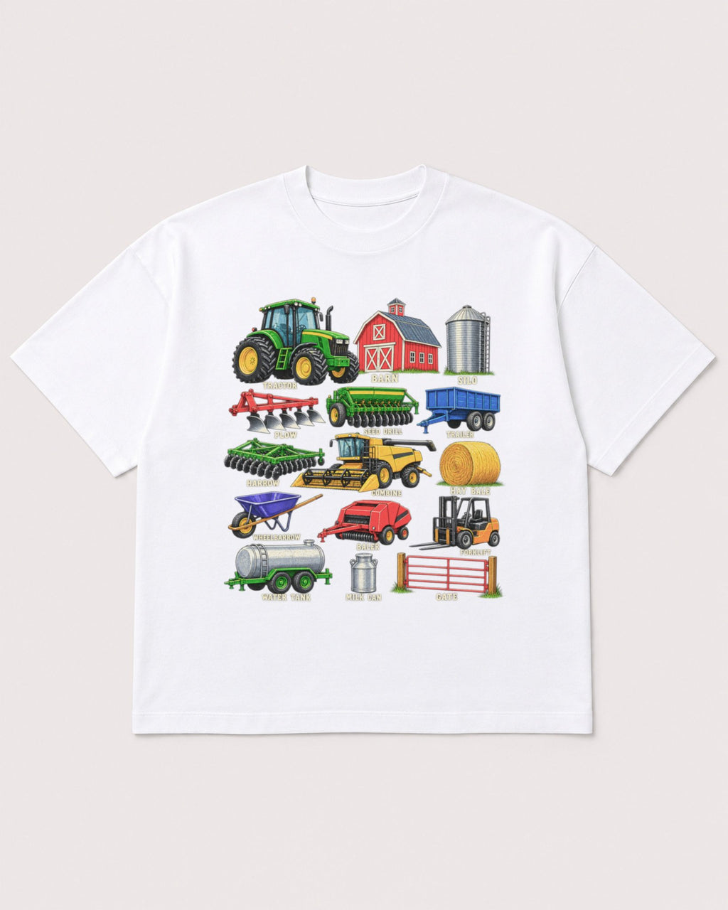 Mockup Boxy Heavyweight Tee White product