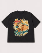 Mockup Boxy Heavyweight Tee Black product