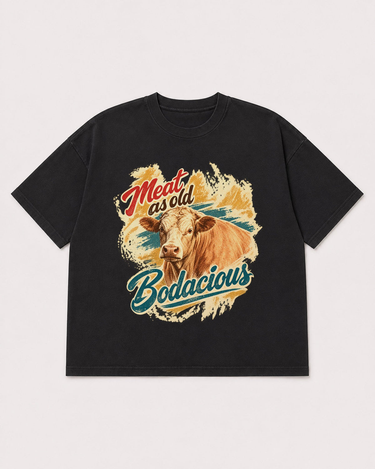 Mockup Boxy Heavyweight Tee Black product