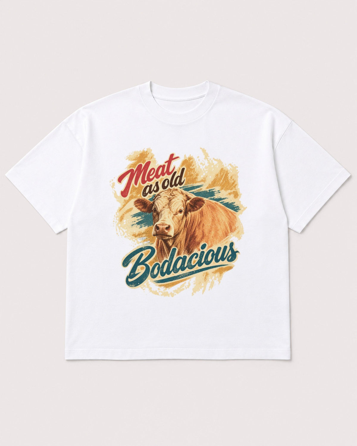 Mockup Boxy Heavyweight Tee White product