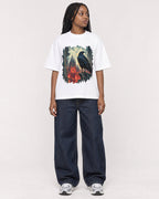 Mockup Boxy Heavyweight Tee White female full-body 04
