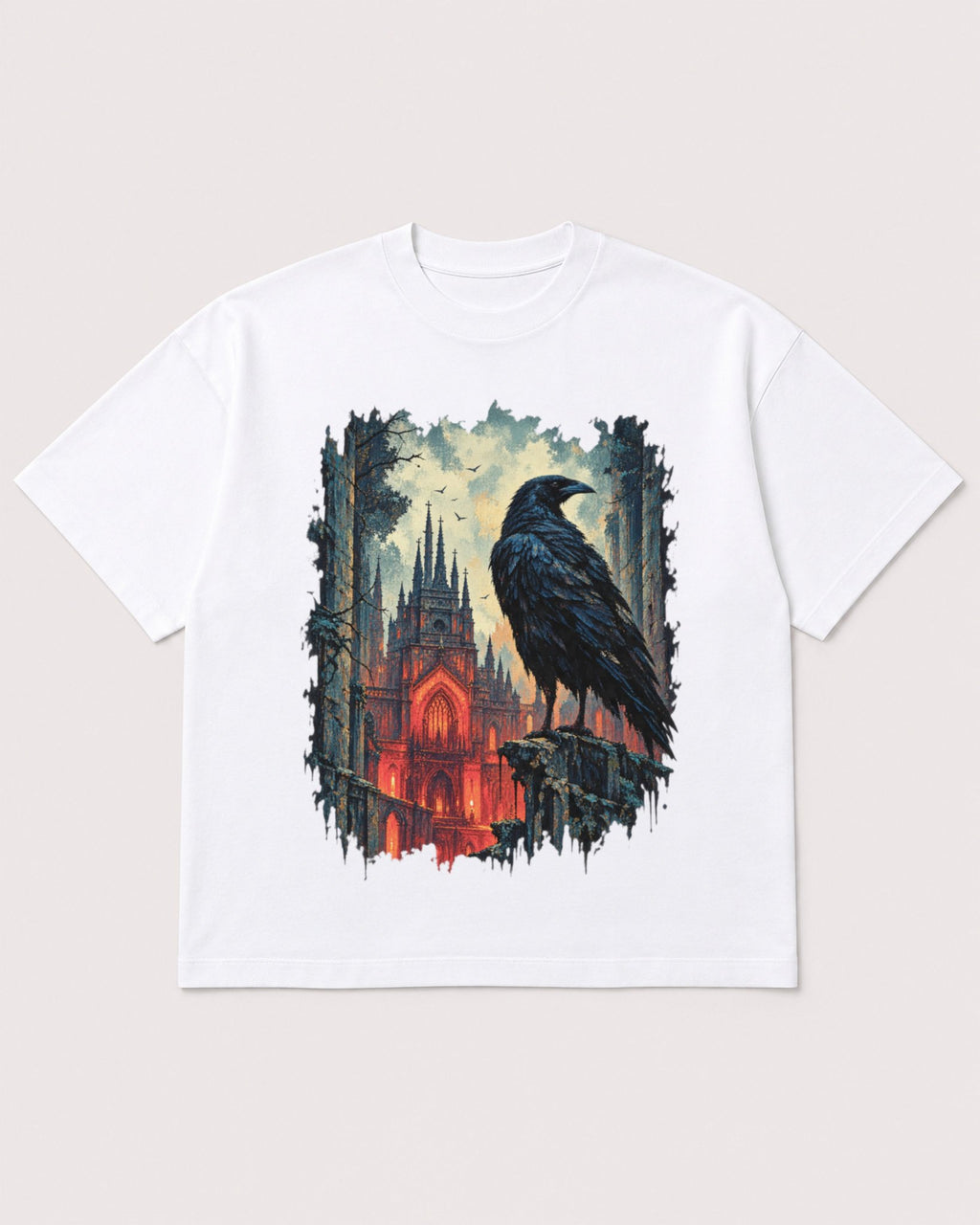 Mockup Boxy Heavyweight Tee White product