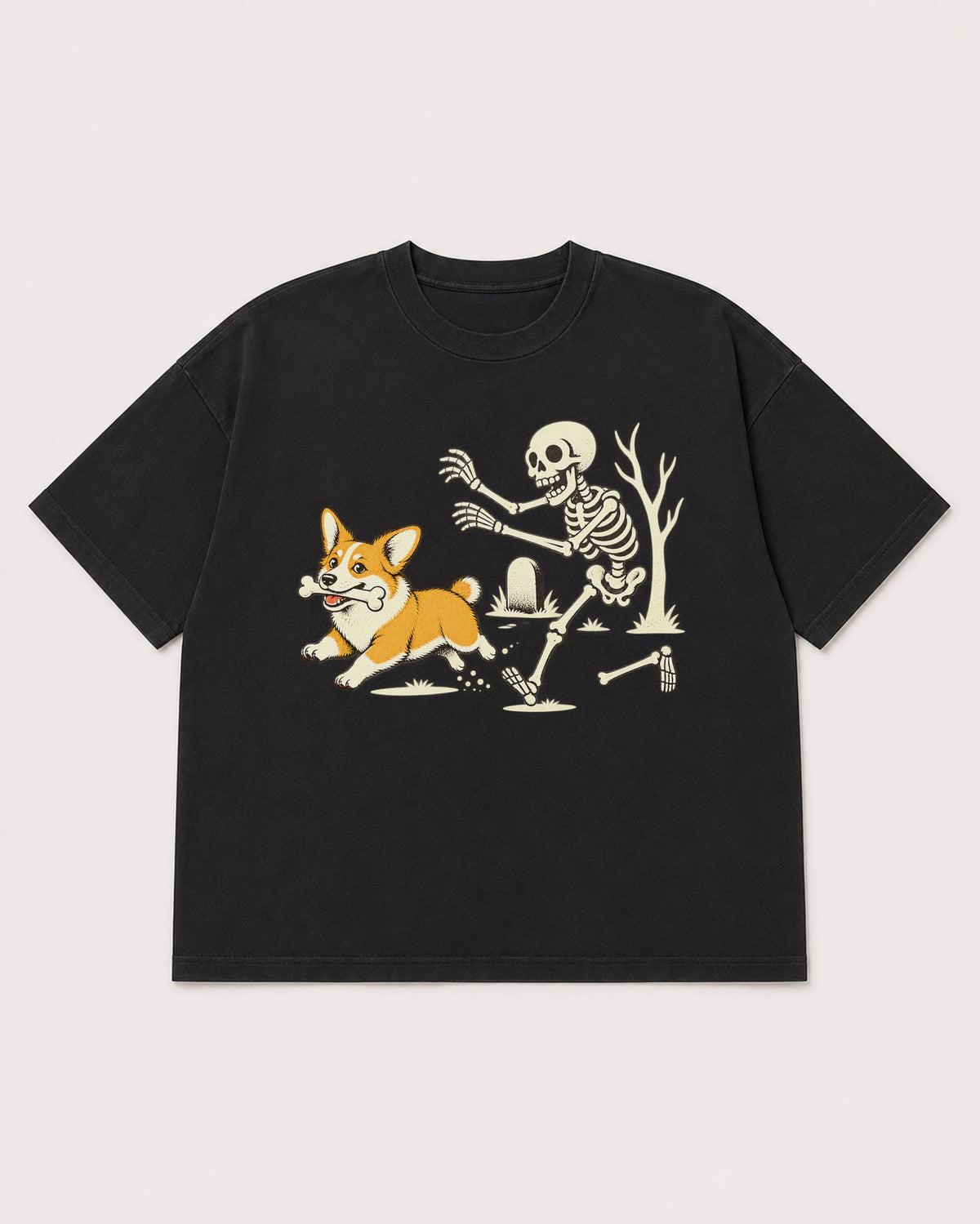 Mockup Boxy Heavyweight Tee Black product