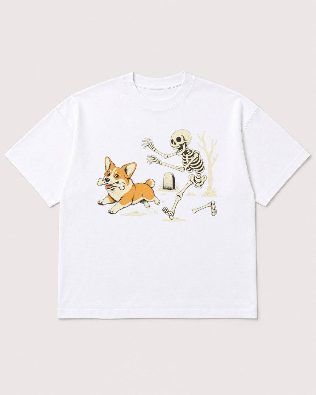 Mockup Boxy Heavyweight Tee White product