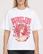 Mockup Boxy Heavyweight Tee White female close-up 08