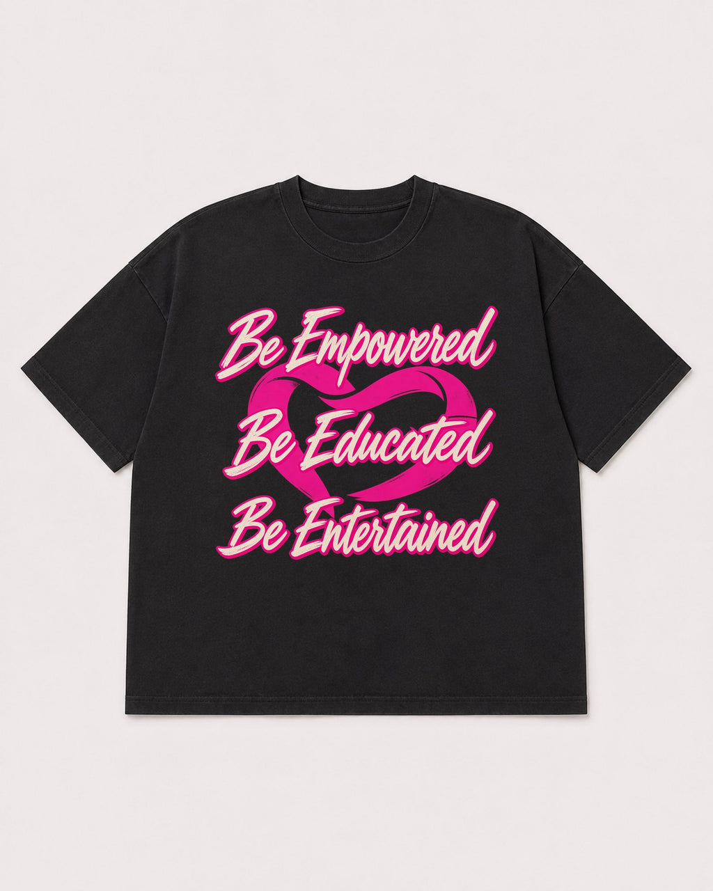 Mockup Boxy Heavyweight Tee Black product