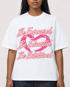 Mockup Boxy Heavyweight Tee White female close-up 04