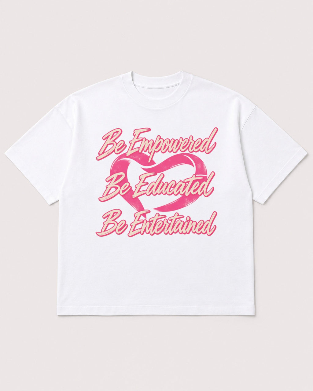 Mockup Boxy Heavyweight Tee White product