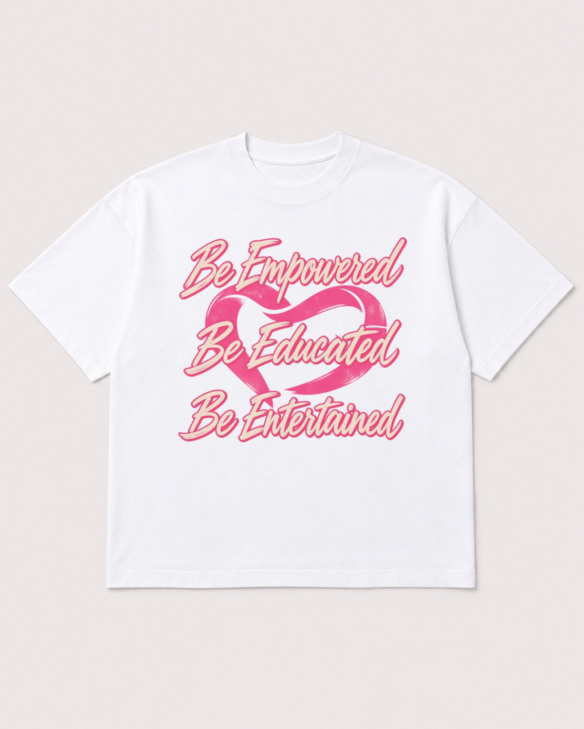 Mockup Boxy Heavyweight Tee White product