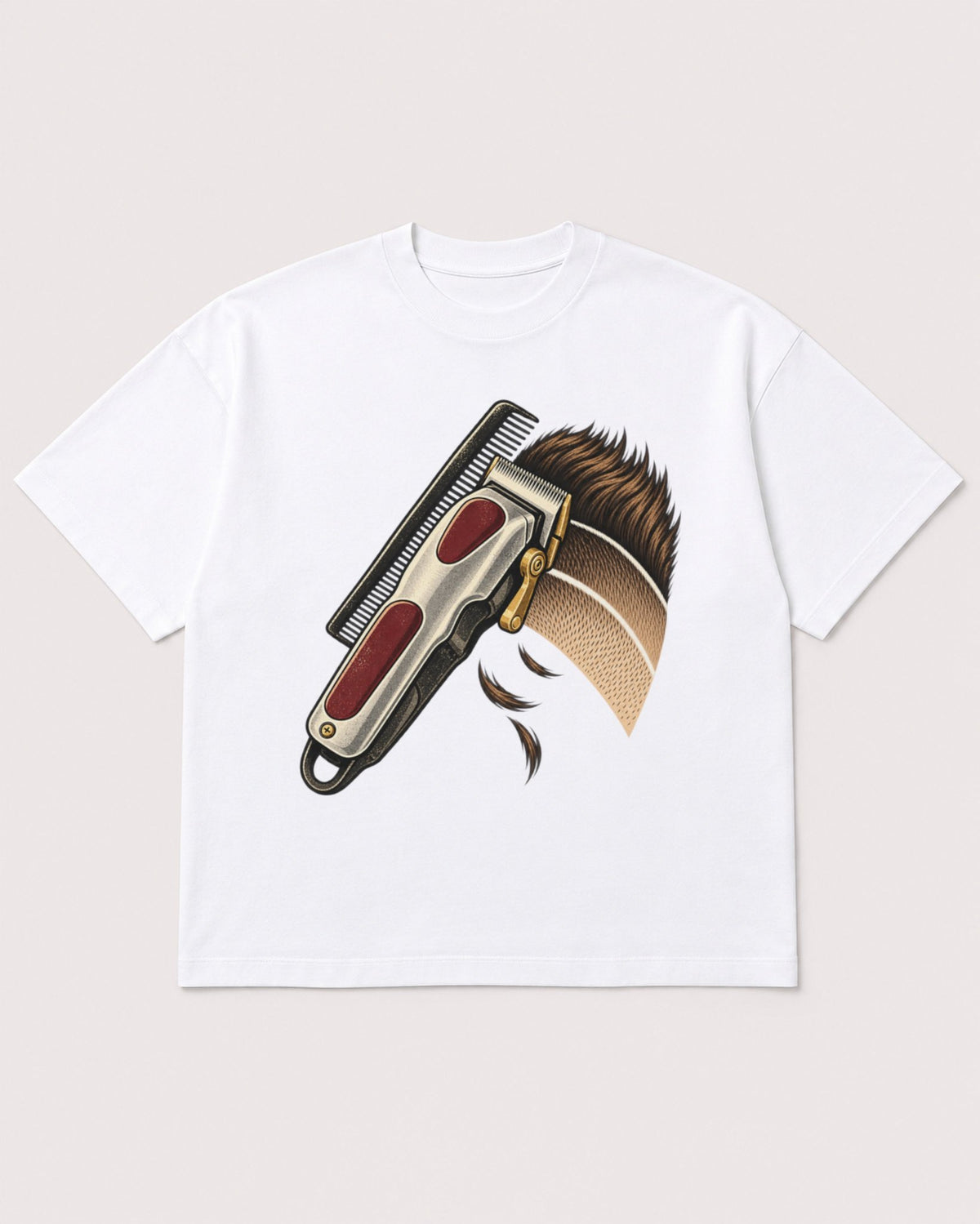 Mockup Boxy Heavyweight Tee White product