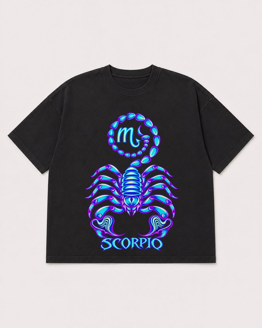 Mockup Boxy Heavyweight Tee Black product
