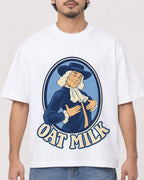 Mockup Boxy Heavyweight Tee White male close-up 02