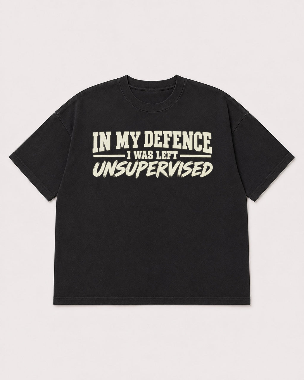 Mockup Boxy Heavyweight Tee Black product
