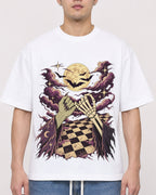 Mockup Boxy Heavyweight Tee White male close-up 13