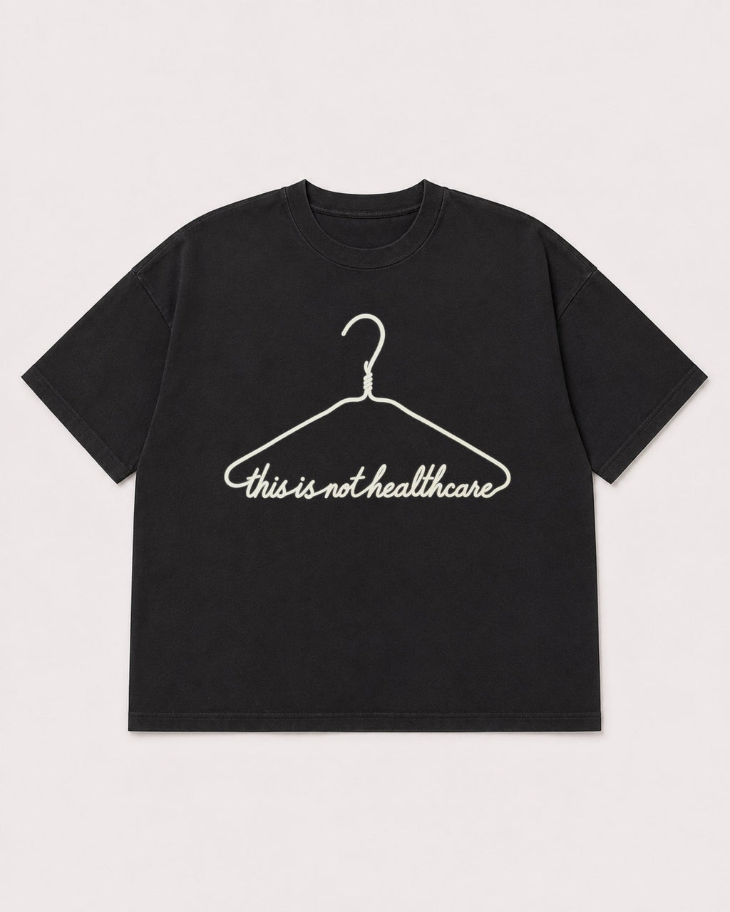 Mockup Boxy Heavyweight Tee Black product