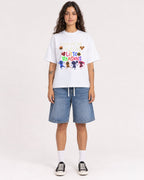 Mockup Boxy Heavyweight Tee White female full-body 06