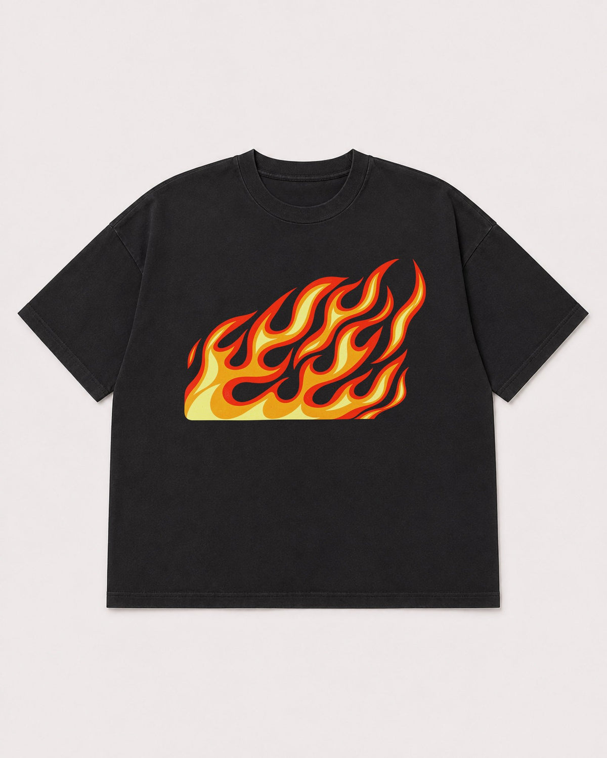 Mockup Boxy Heavyweight Tee Black product