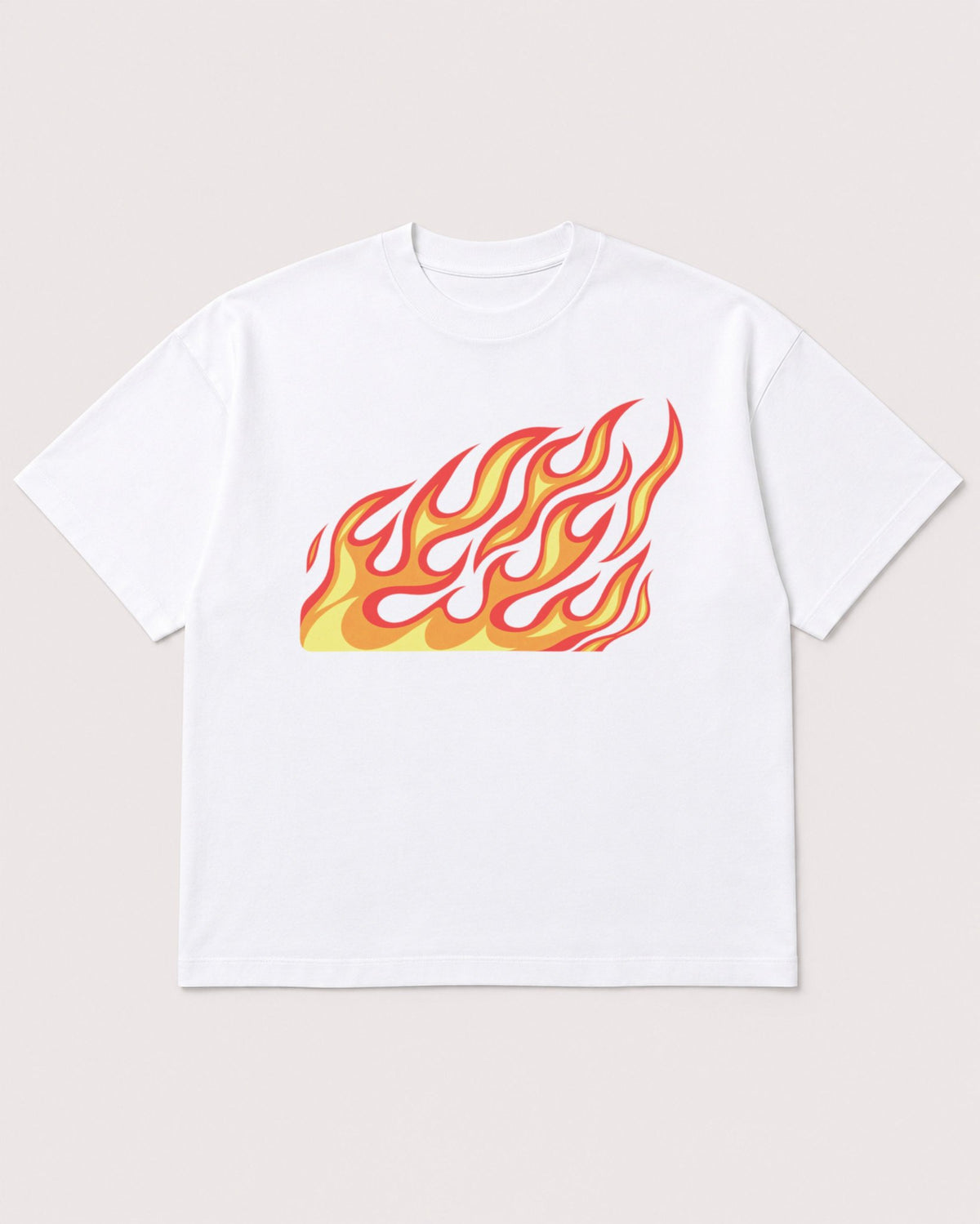 Mockup Boxy Heavyweight Tee White product