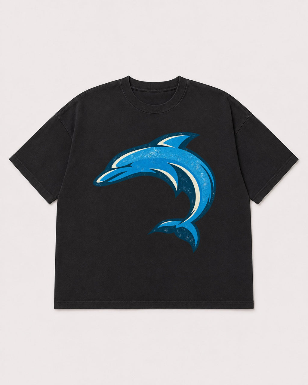 Mockup Boxy Heavyweight Tee Black product