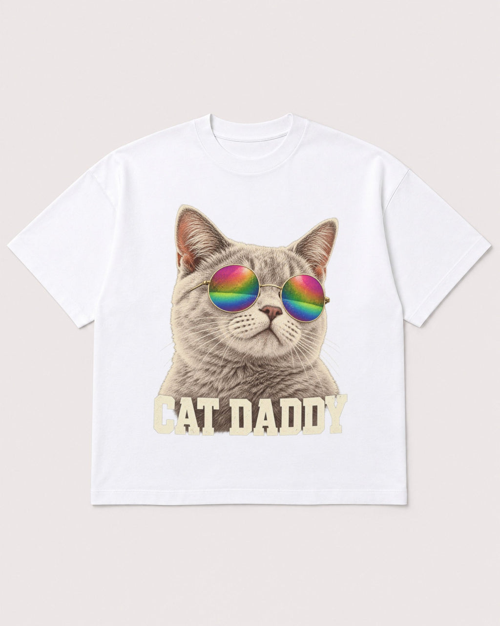 Mockup Boxy Heavyweight Tee White product