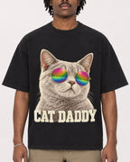 Mockup Boxy Heavyweight Tee Black male close-up 04