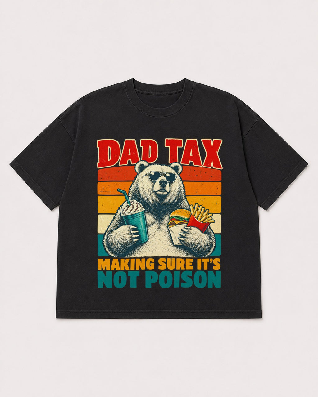 Mockup Boxy Heavyweight Tee Black product