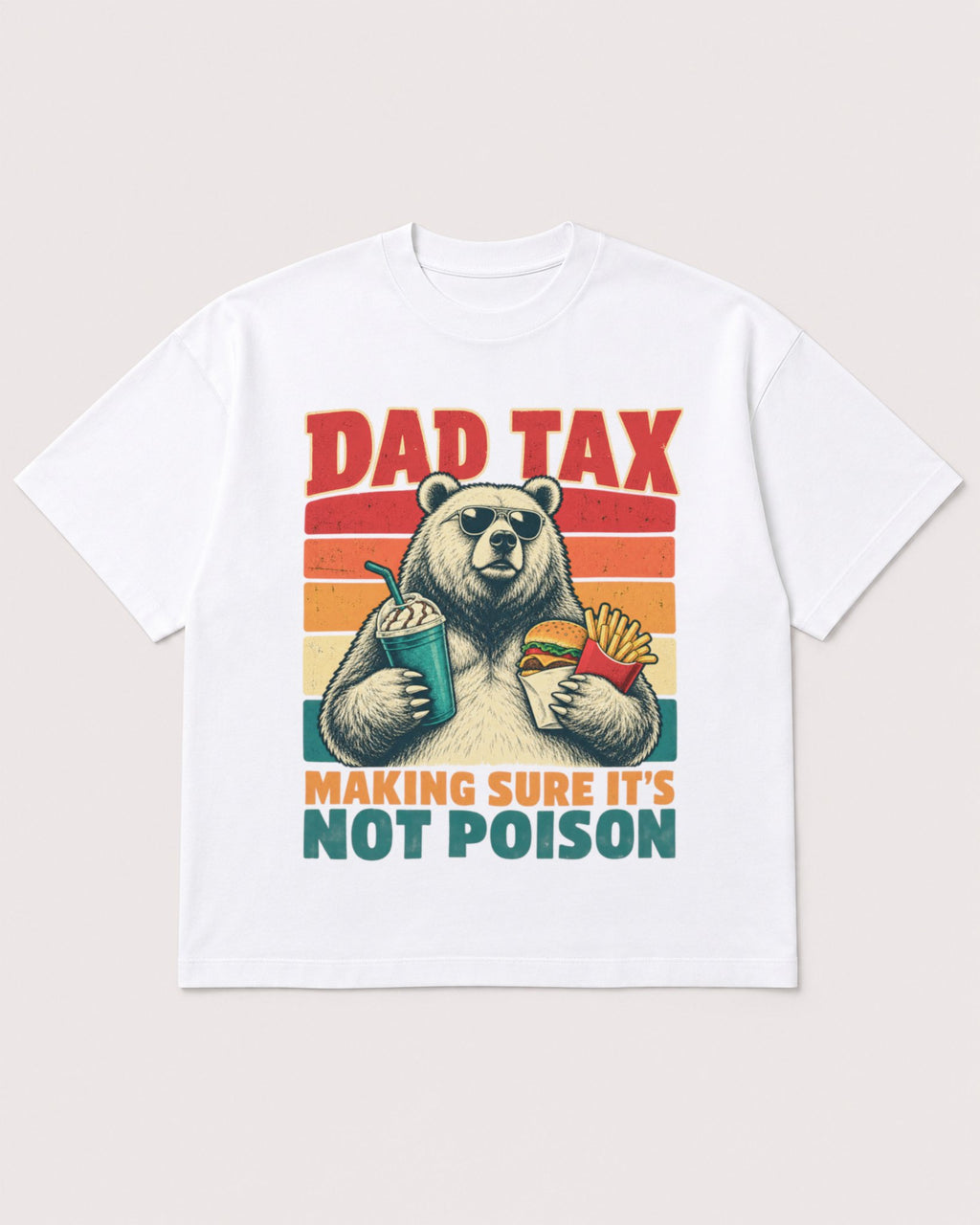 Mockup Boxy Heavyweight Tee White product