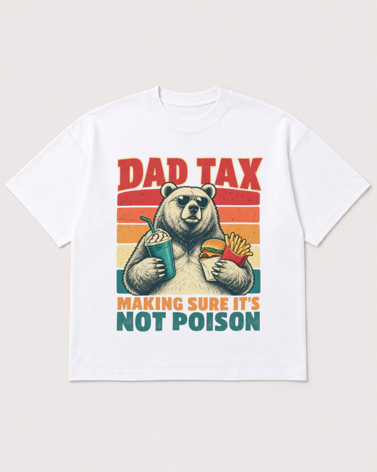 Mockup Boxy Heavyweight Tee White product