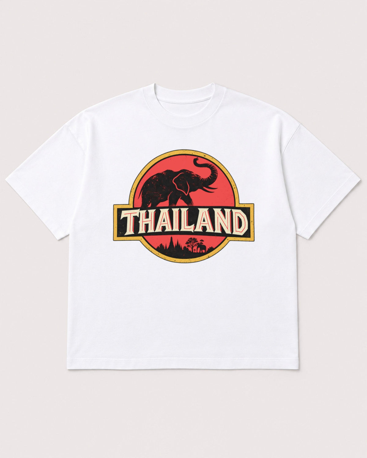 Mockup Boxy Heavyweight Tee White product