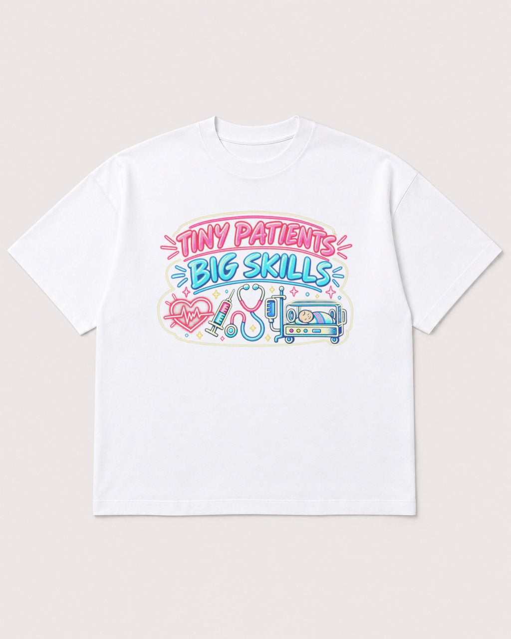 Mockup Boxy Heavyweight Tee White product