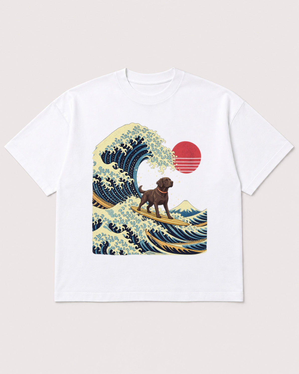 Mockup Boxy Heavyweight Tee White product