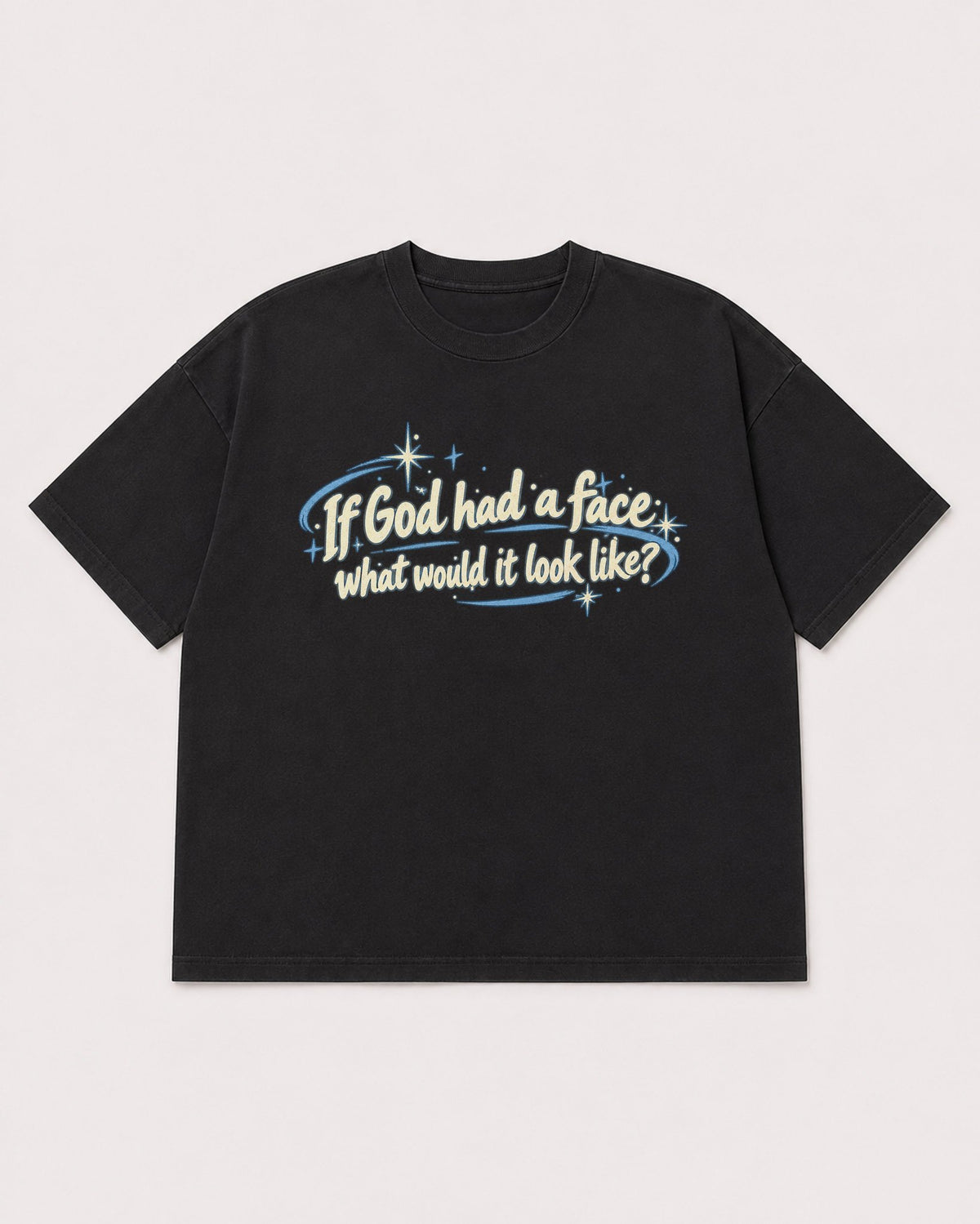Mockup Boxy Heavyweight Tee Black product