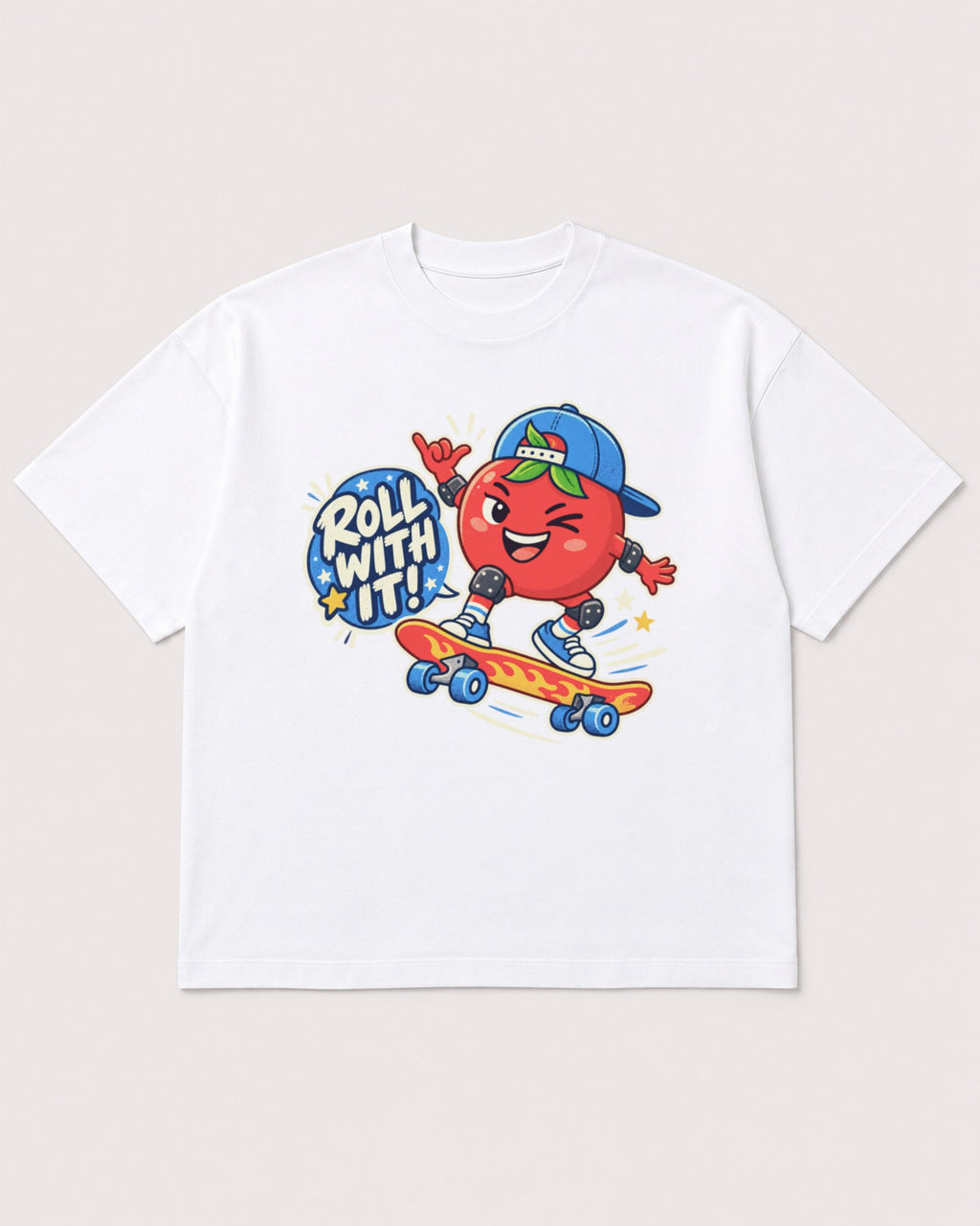 Mockup Boxy Heavyweight Tee White product