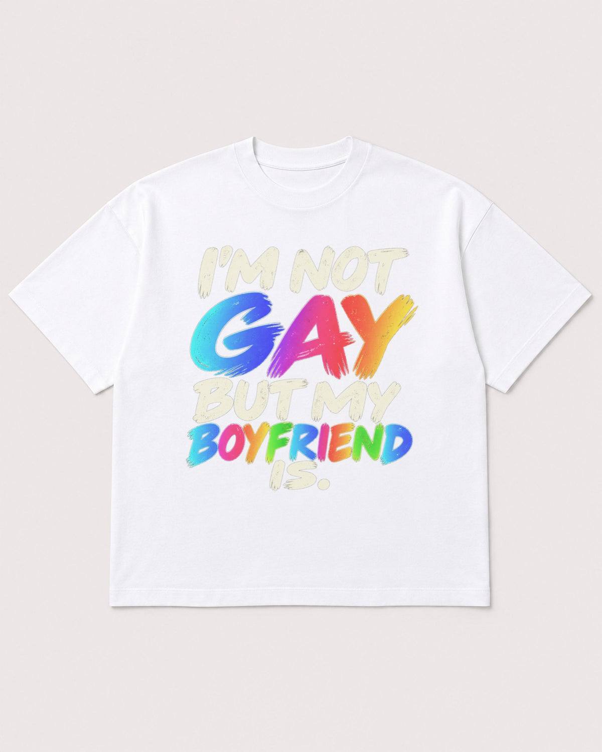 Mockup Boxy Heavyweight Tee White product