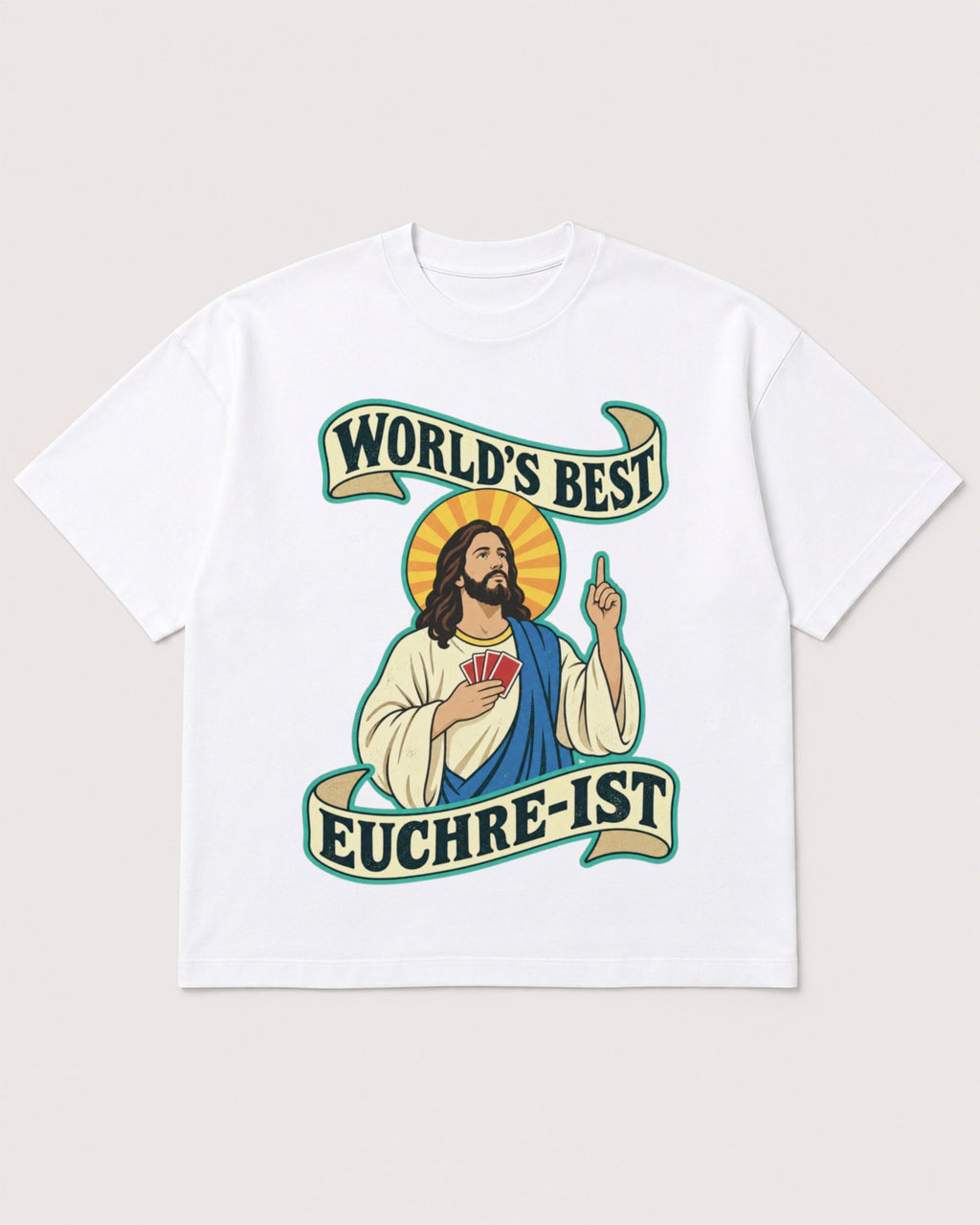 Mockup Boxy Heavyweight Tee White product