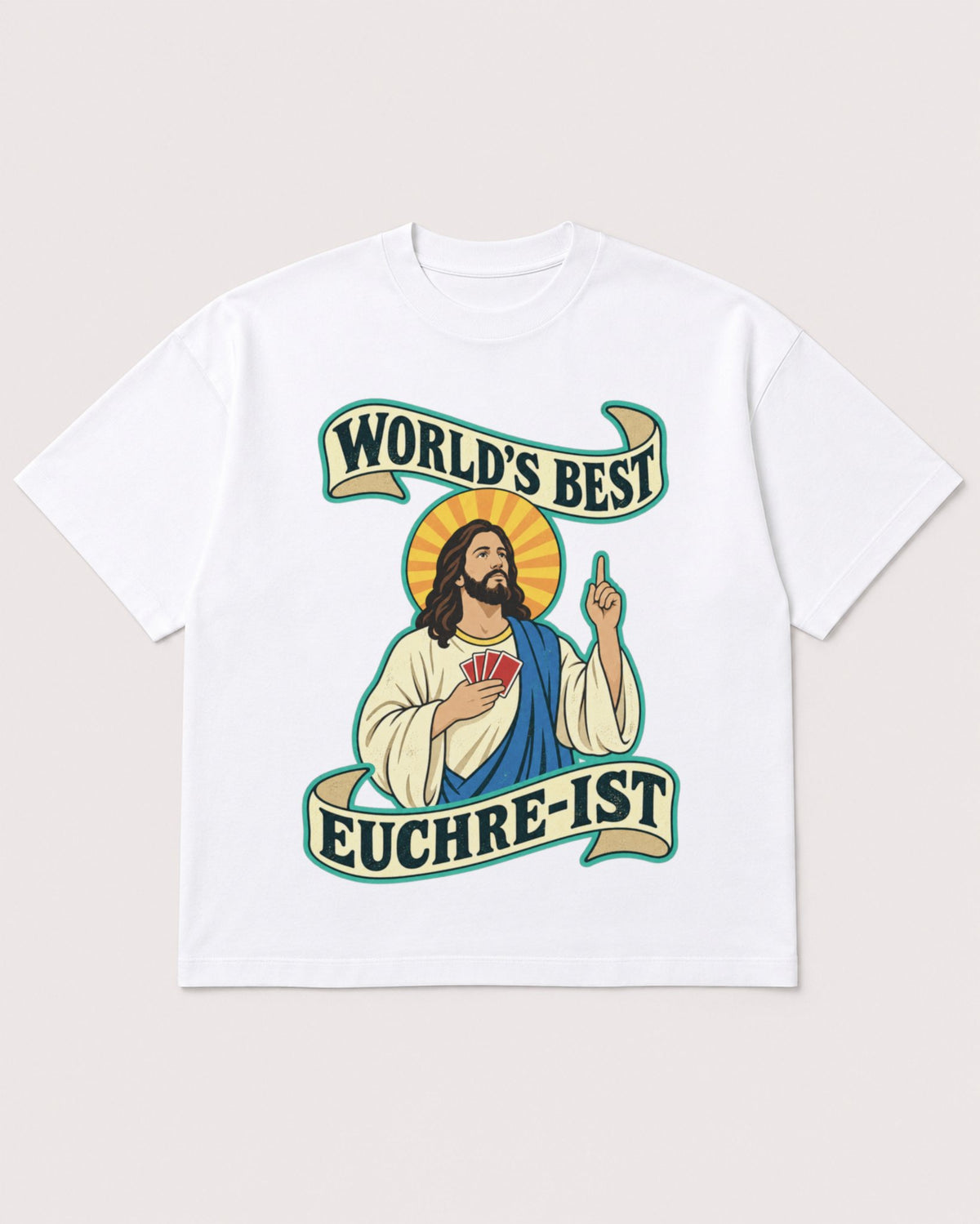 Mockup Boxy Heavyweight Tee White product