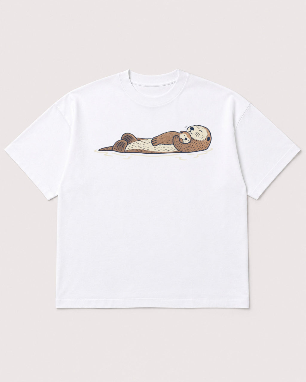 Mockup Boxy Heavyweight Tee White product
