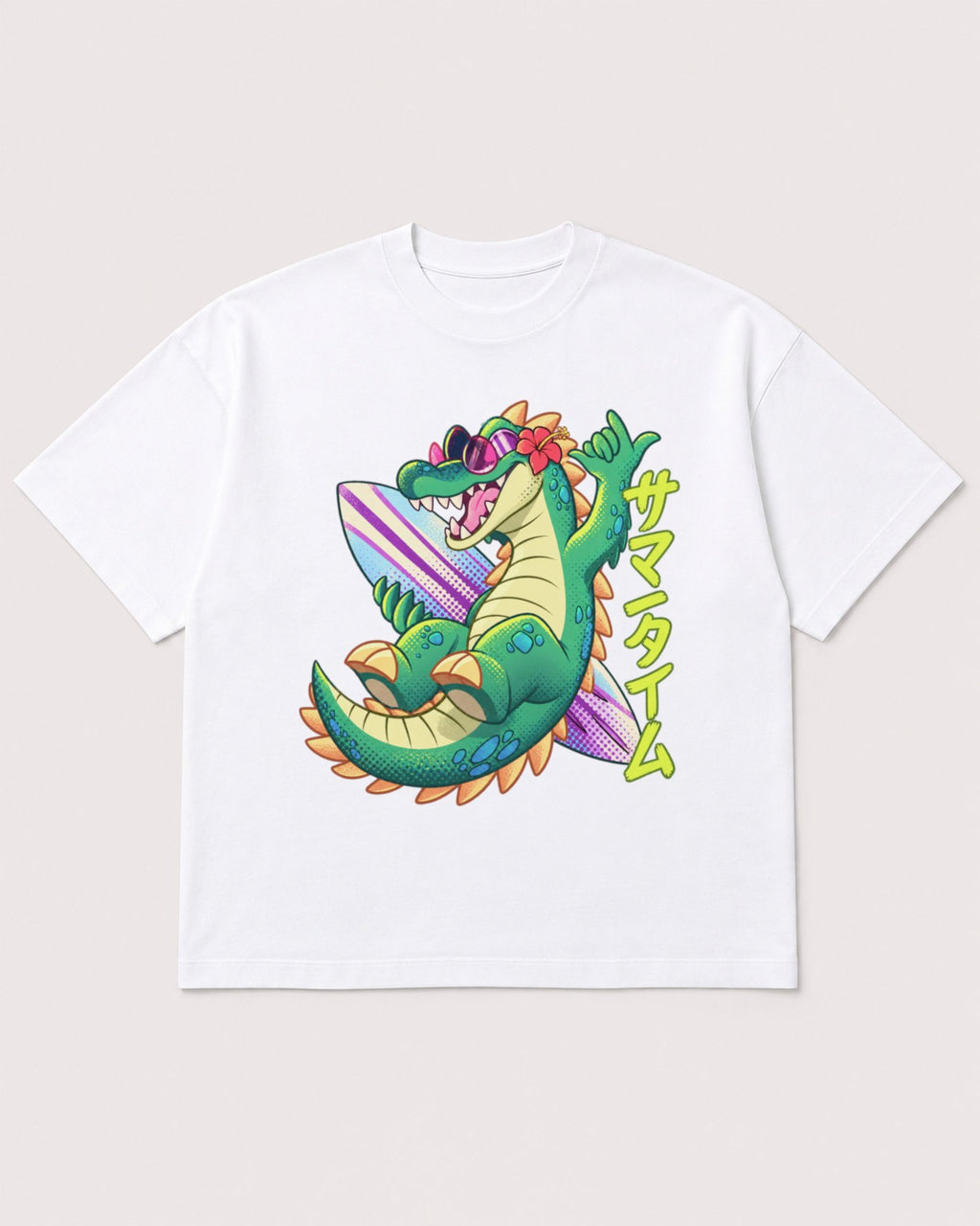 Mockup Boxy Heavyweight Tee White product