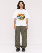 Mockup Boxy Heavyweight Tee White female full-body 02