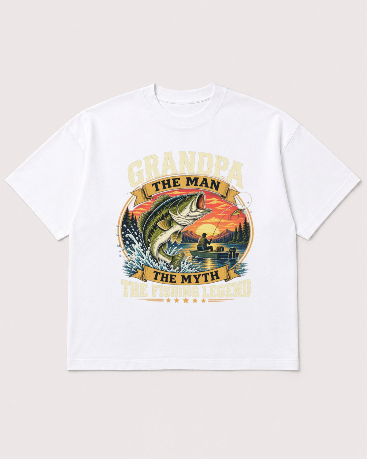 Mockup Boxy Heavyweight Tee White product